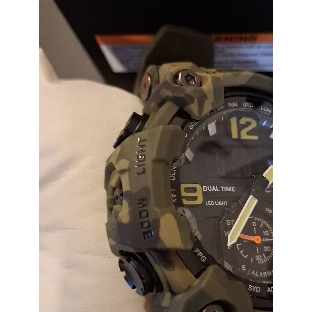 Activa Camouflage Sport Watch - Olive Green New With Box
